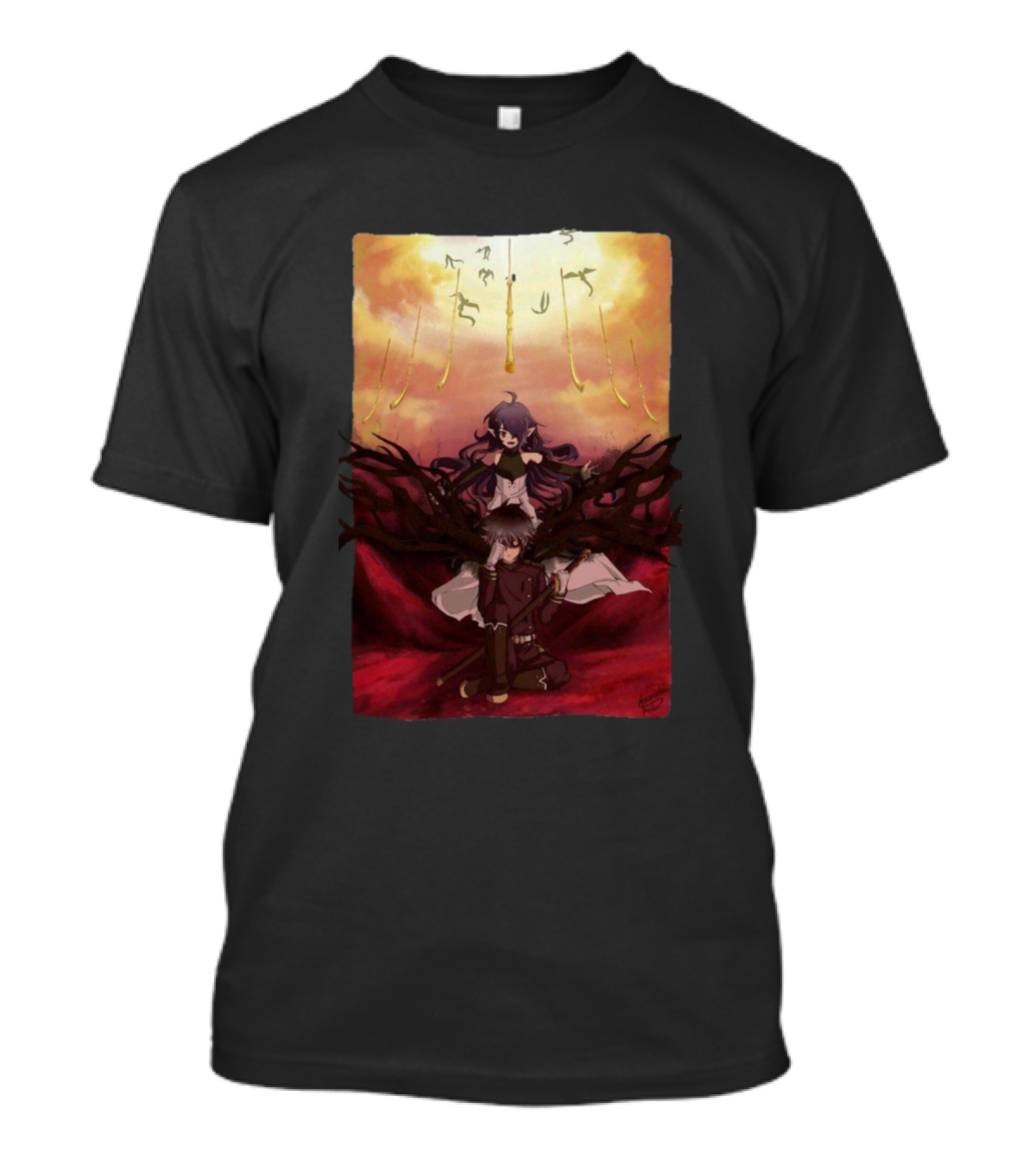Hyakuya Yuichiro Seraph Of The End Anime Characters T-Shirt