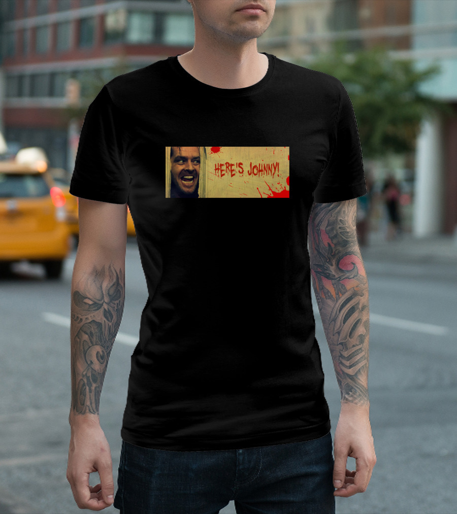 Jack Nicholson Here's Johnny Iconic Movie Moment T-Shirt