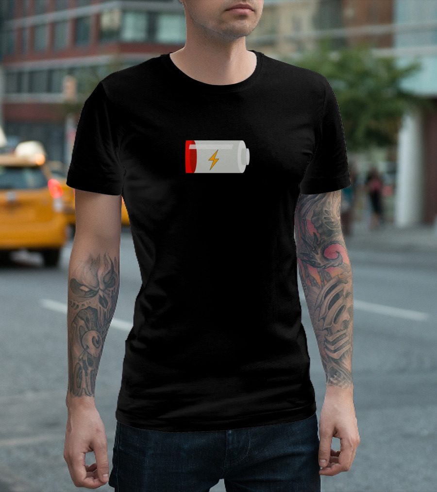 Please Insert Coffee Battery Low T-Shirt
