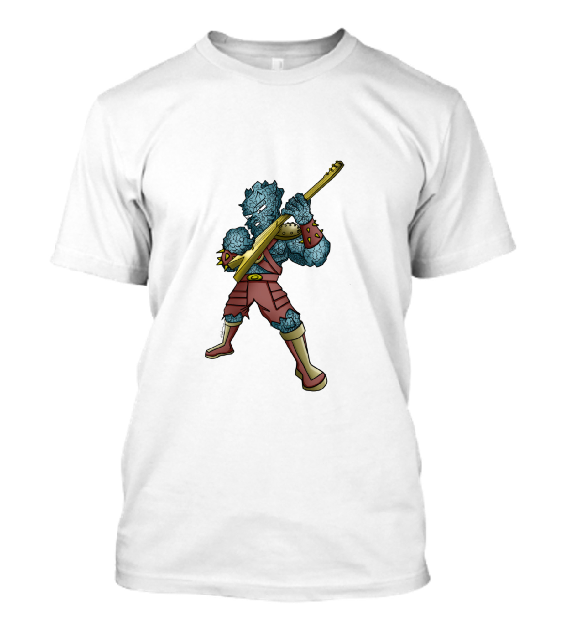 Korg Playing Bass Guitar For The Asgardians Band T-Shirt
