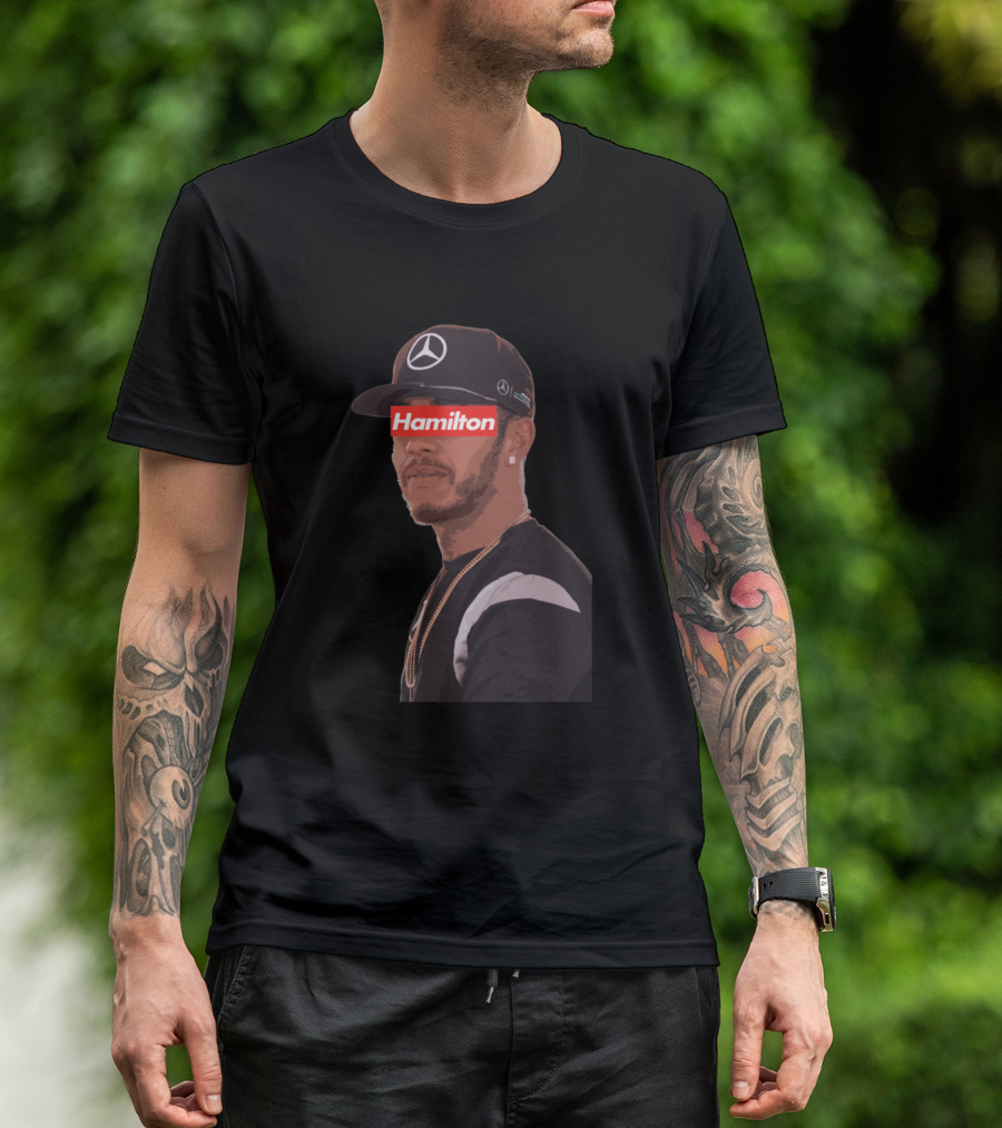 Hamilton Mercedes Cap T-Shirt