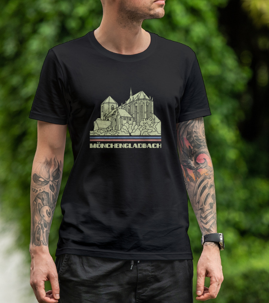 Mönchengladbach Cityscape Germany Skyline T-Shirt