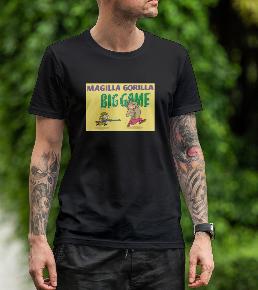 Magilla Gorilla Big Game Vintage Retro Funny Saturday Morning T-Shirt
