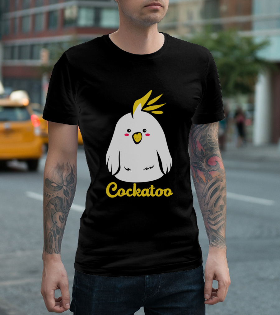 Cute Chubby Cockatiel Cockatoo Parrot T-Shirt
