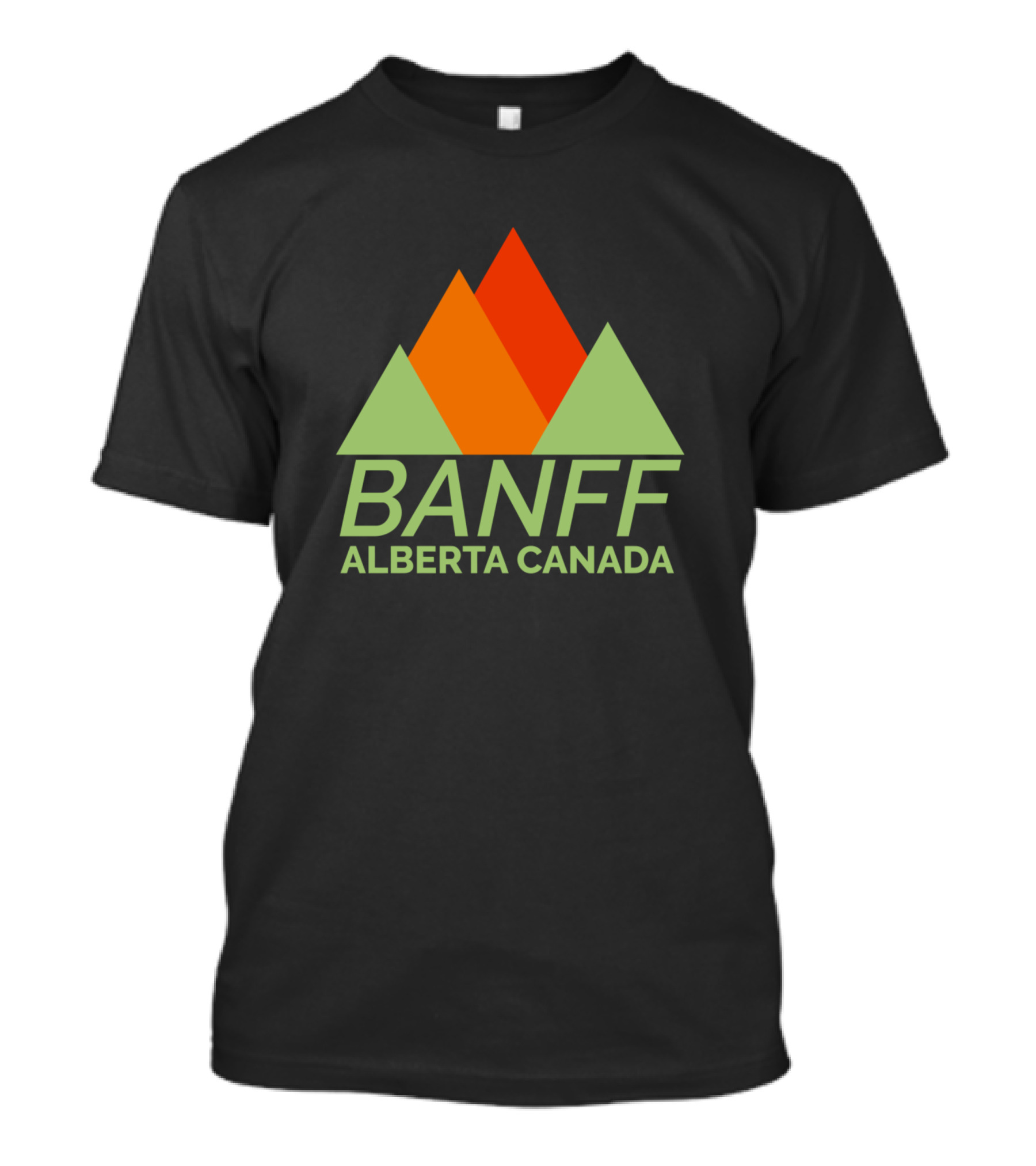 Retro Banff Alberta Canada Mountain T-Shirt