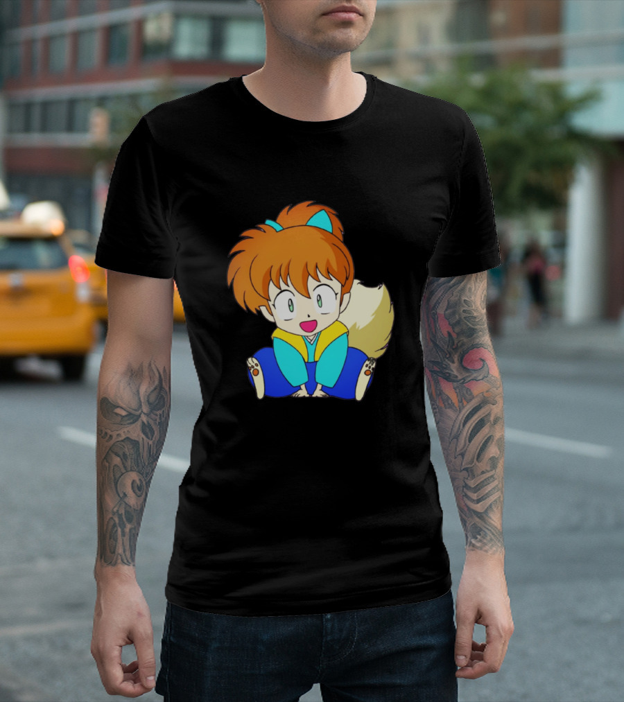 Shippo Inuyasha Fox Demon Character Icon Cute T-Shirt