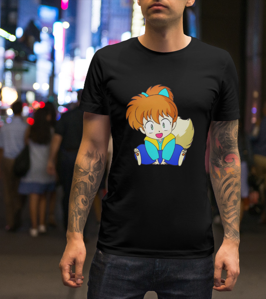 Shippo Inuyasha Fox Demon Character Icon Cute T-Shirt