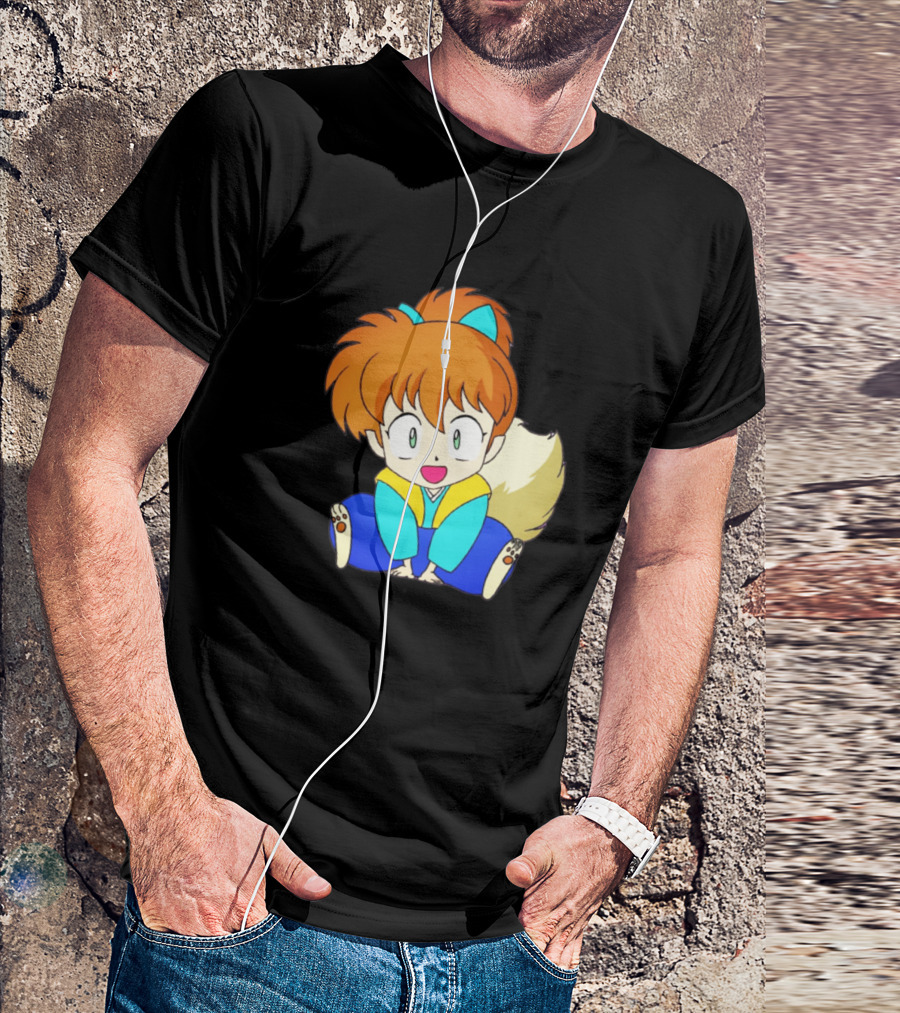 Shippo Inuyasha Fox Demon Character Icon Cute T-Shirt