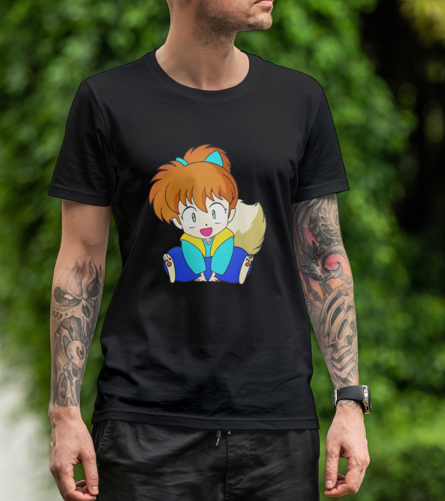 Shippo Inuyasha Fox Demon Character Icon Cute T-Shirt