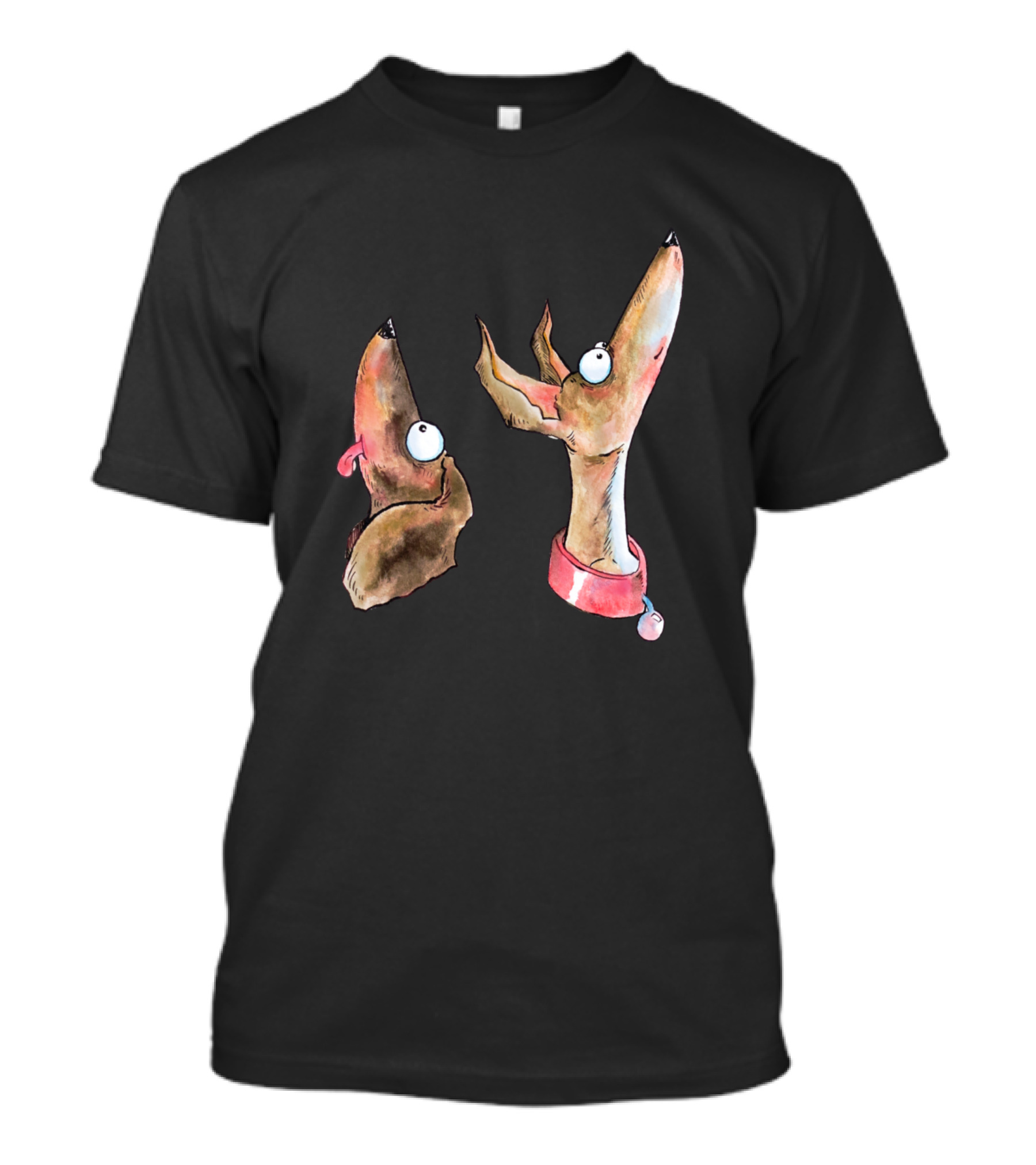 Waiting Dogs Curious Gaze T-Shirt