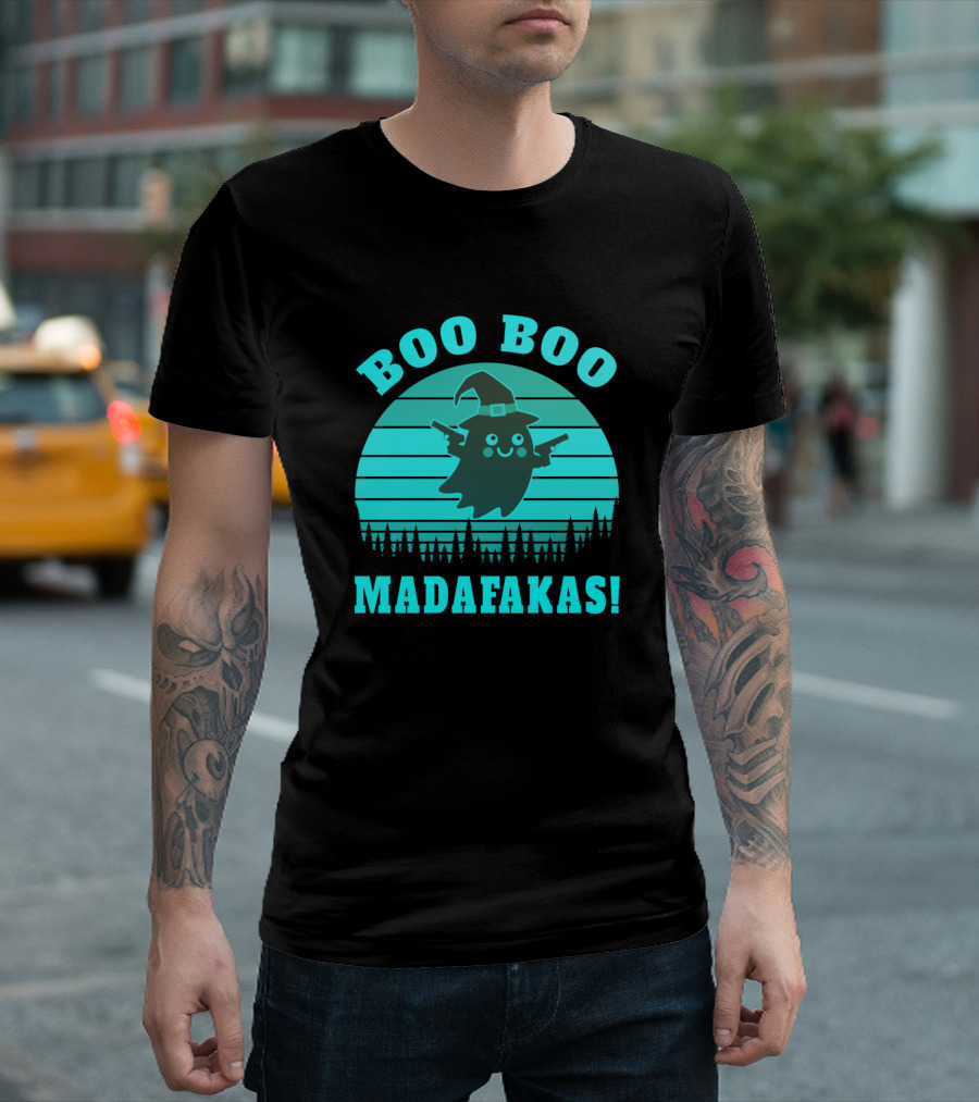 Boo Boo Madafakas Halloween Ghost Spooky T-Shirt