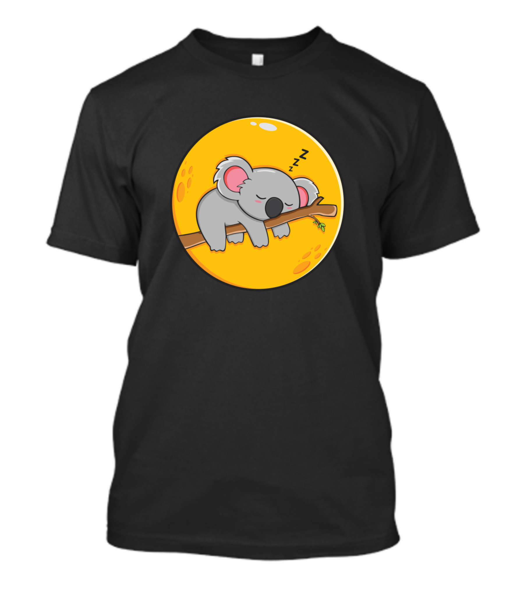 The Lazy Koala On A Branch Sleeping Peacefully T-Shirt