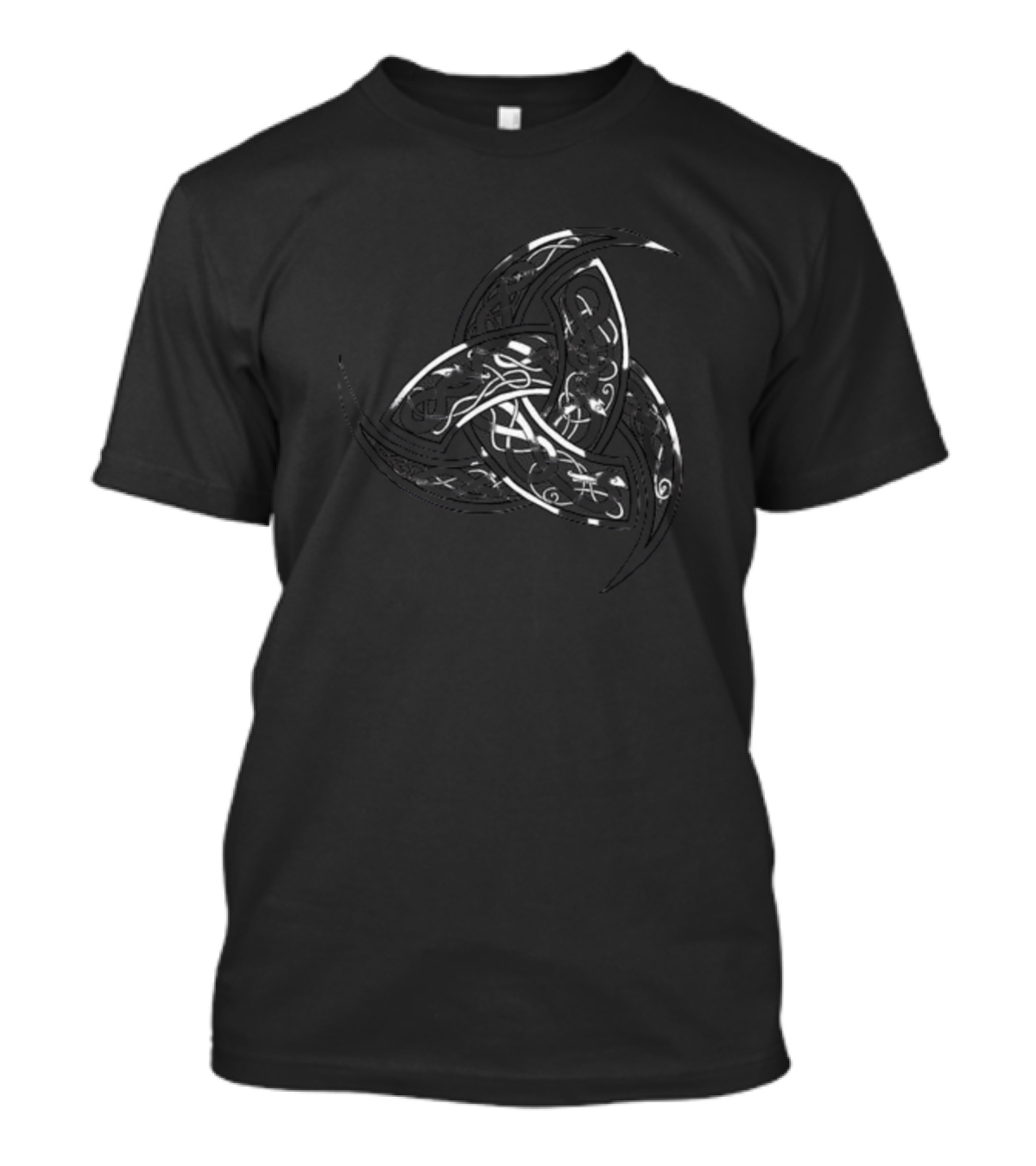 Vikings Shield Celtic Knot Triskelion T-Shirt