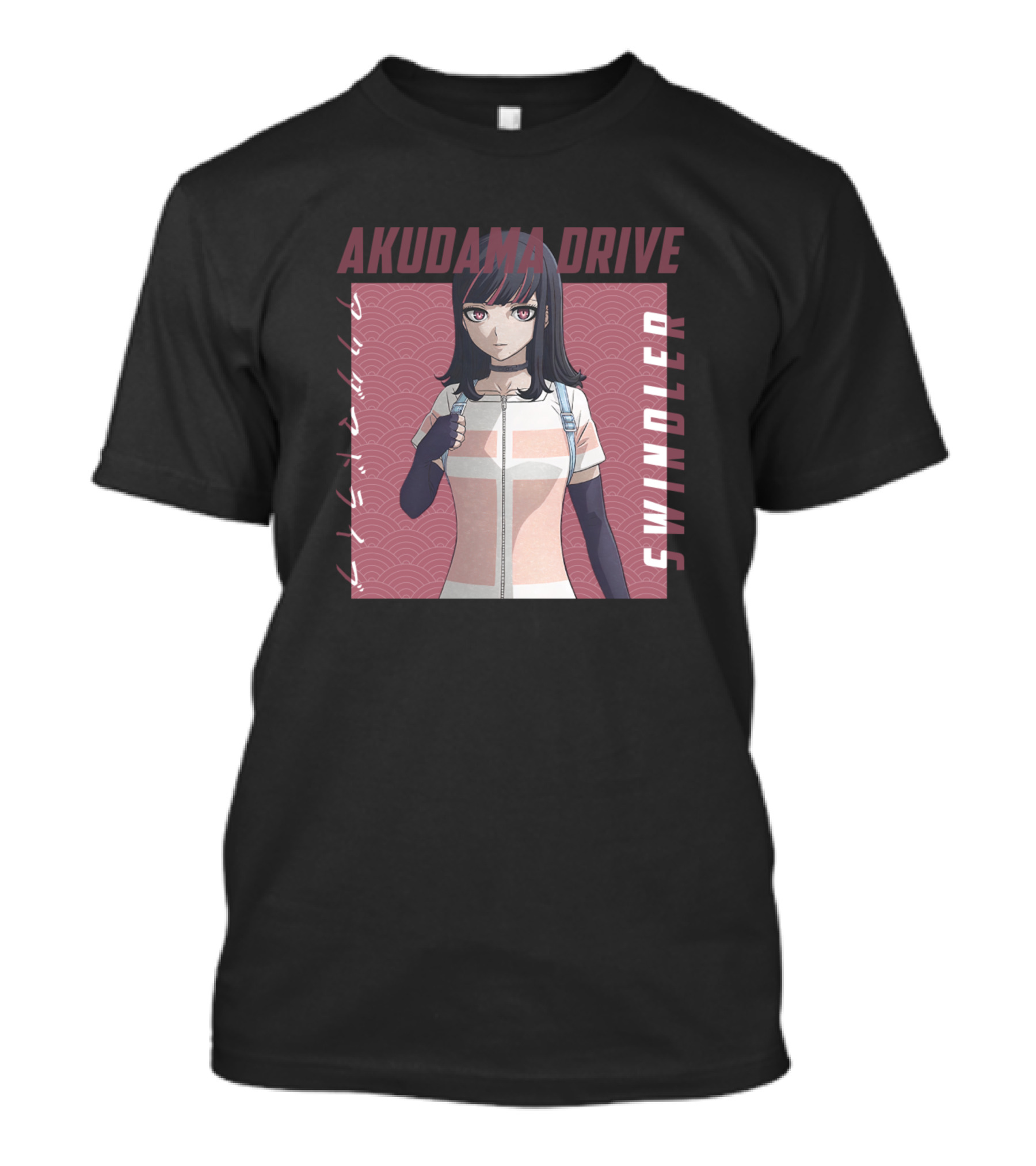 Akudama Drive Swindler Character Art With Colored Background T-Shirt