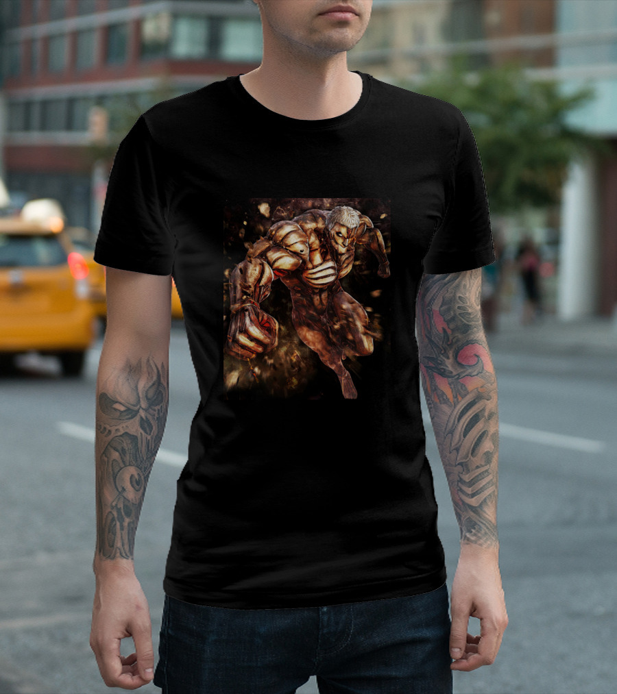 Armored Titan Attack On Titan Dynamic Battle Charge T-Shirt