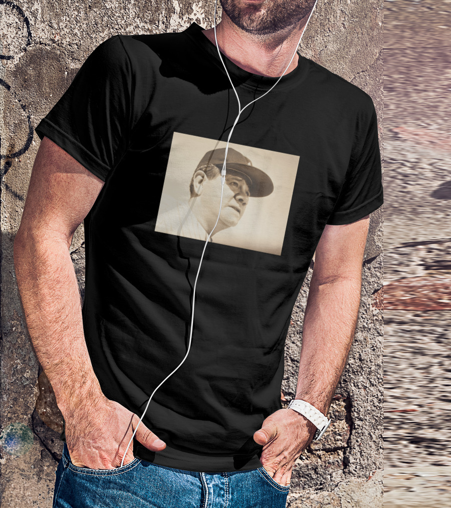 Babe Ruth Great American Baseball Player Sepia T-Shirt