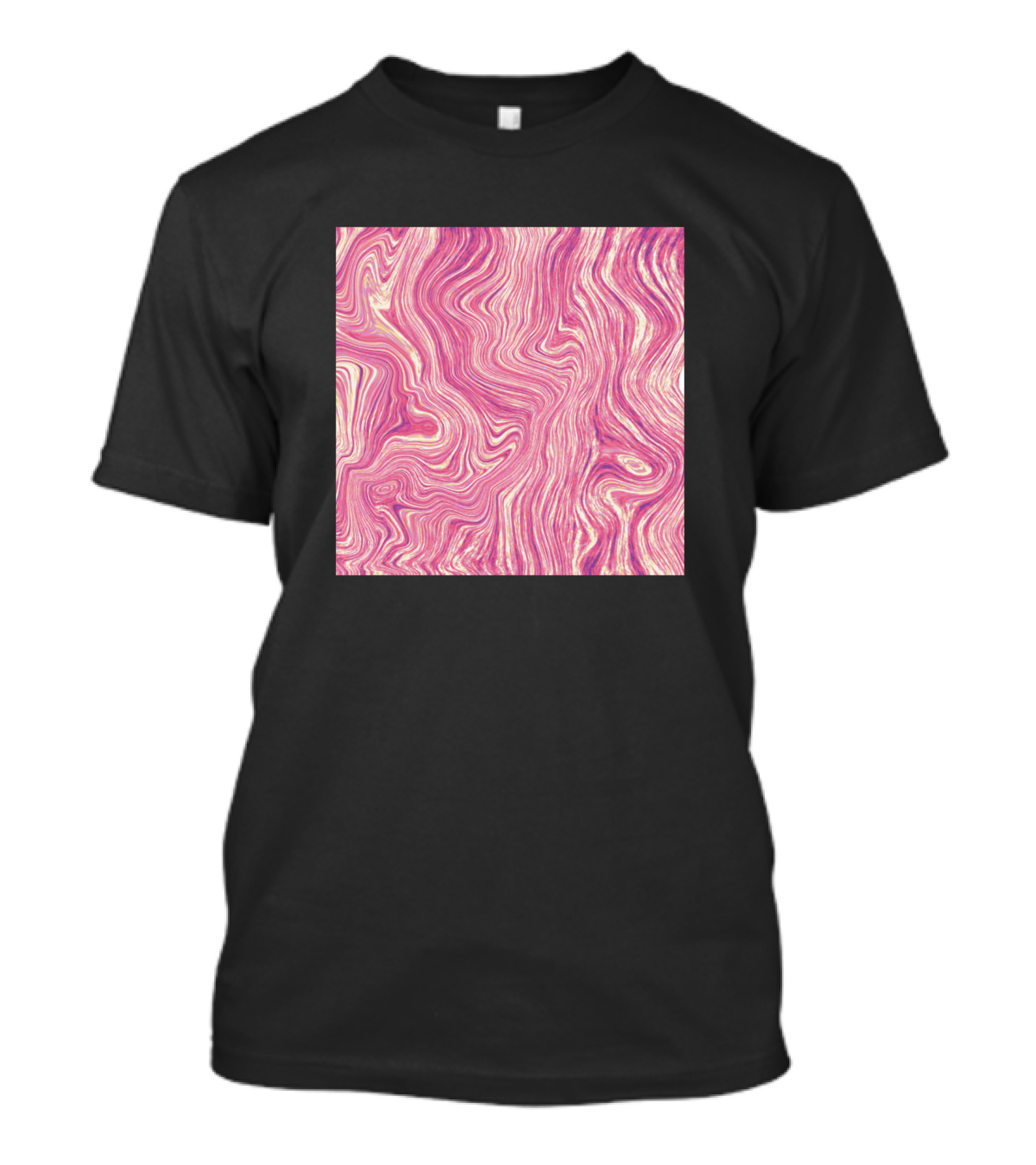 Background Paint Mixed Swirl T-Shirt