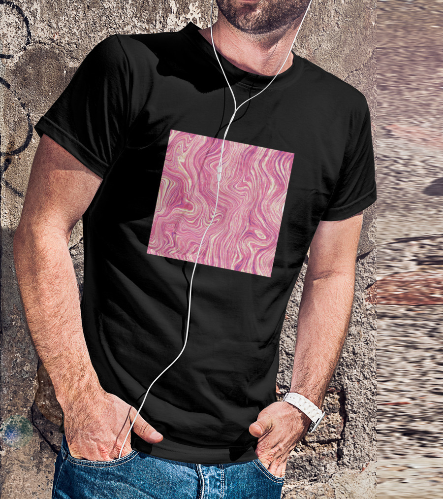 Background Paint Mixed Swirl T-Shirt