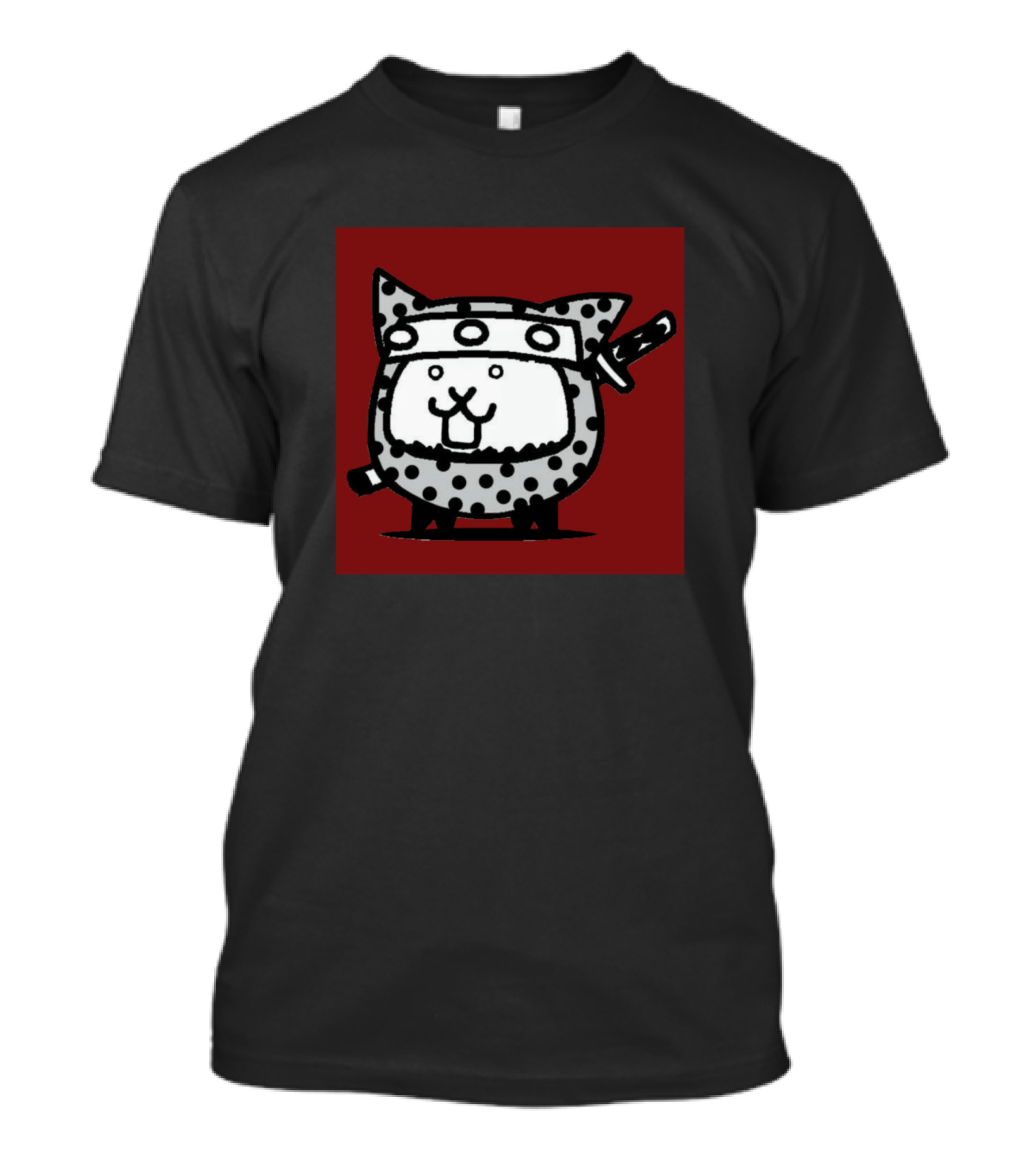 Battle Cats Ninja Samurai Warrior Cat T-Shirt
