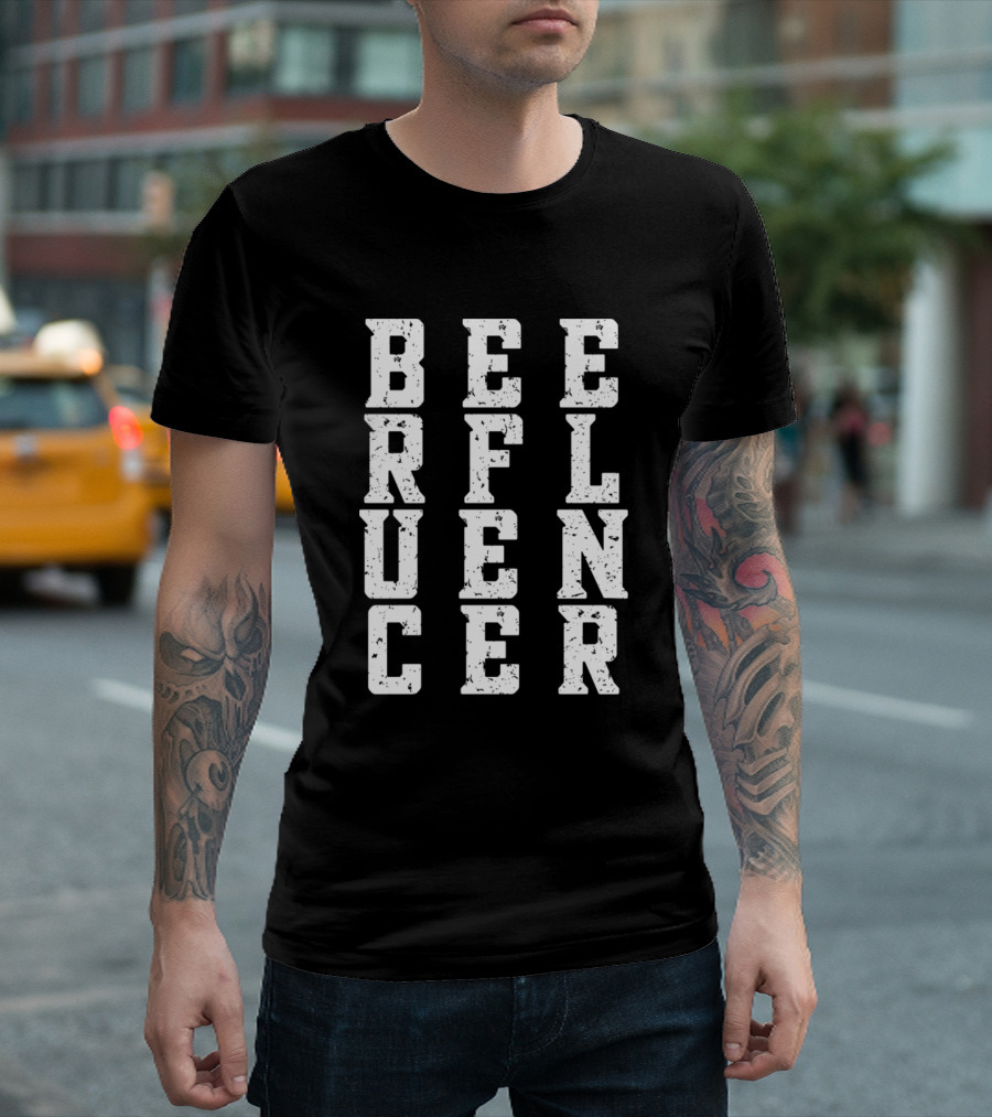 Beerfluencer Beer Lover Influencer Social Me T-Shirt