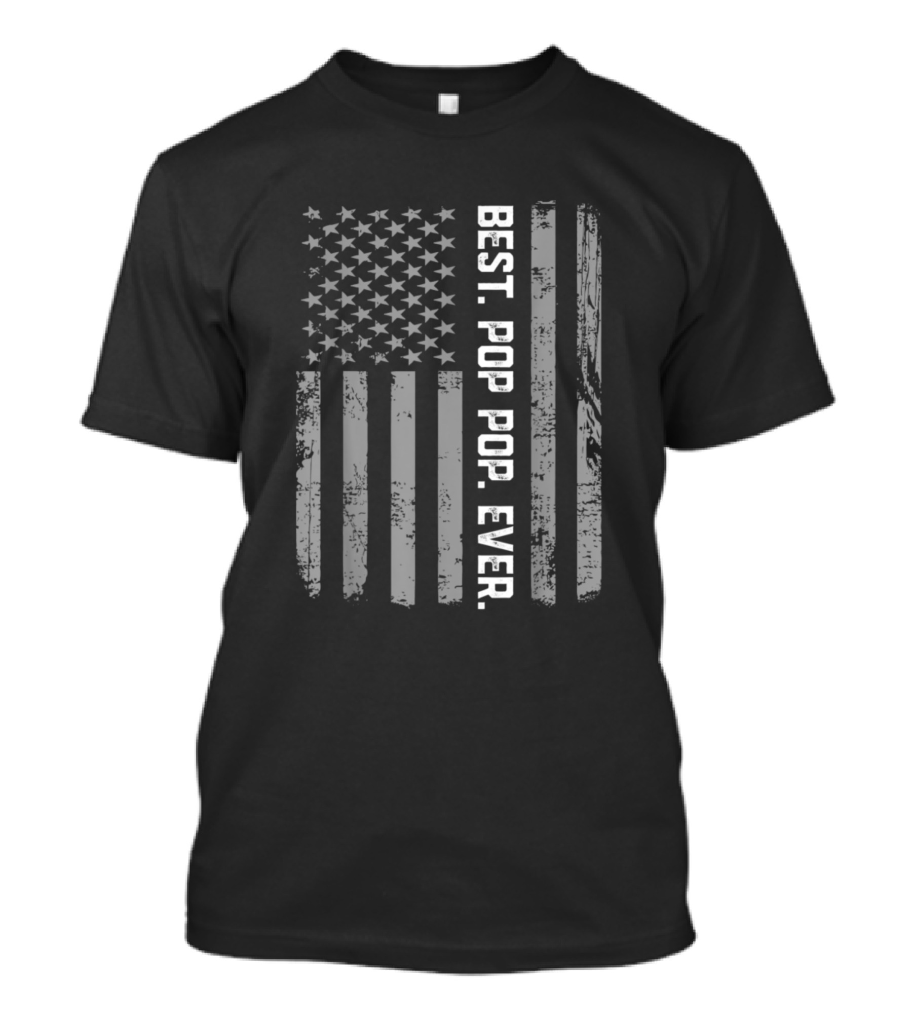 Best Pop Pop Ever American Flag T-Shirt