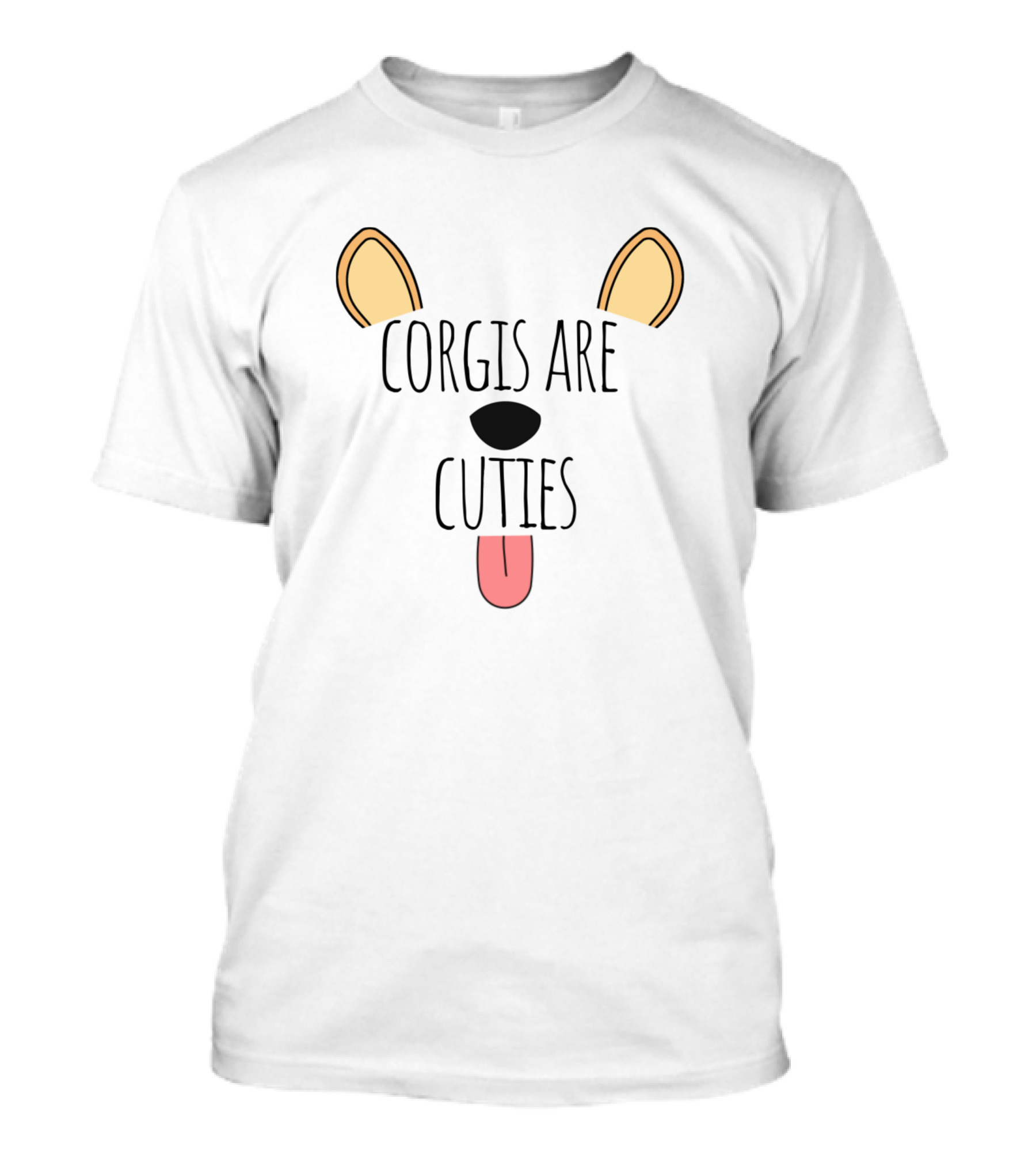 Corgis Are Cuties I Love Corgis Cartoon Cute Corgis T-Shirt
