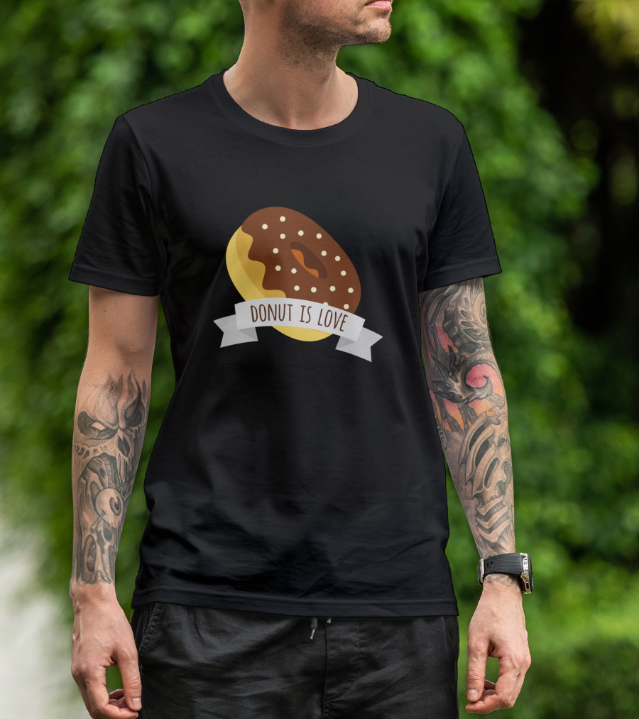 Donut Is Love Chocolate Sprinkle Donut T-Shirt
