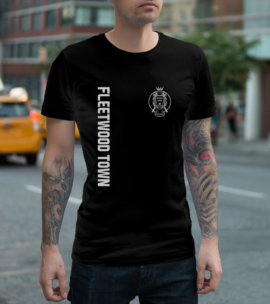 Fleetwood Town FTFC 1908 Lancashire Badge T-Shirt