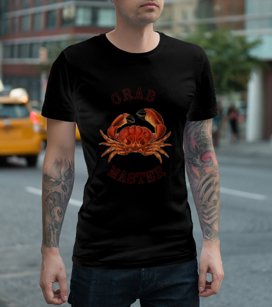 Crab Master I Love Crabbing Fishing Seafood T-Shirt