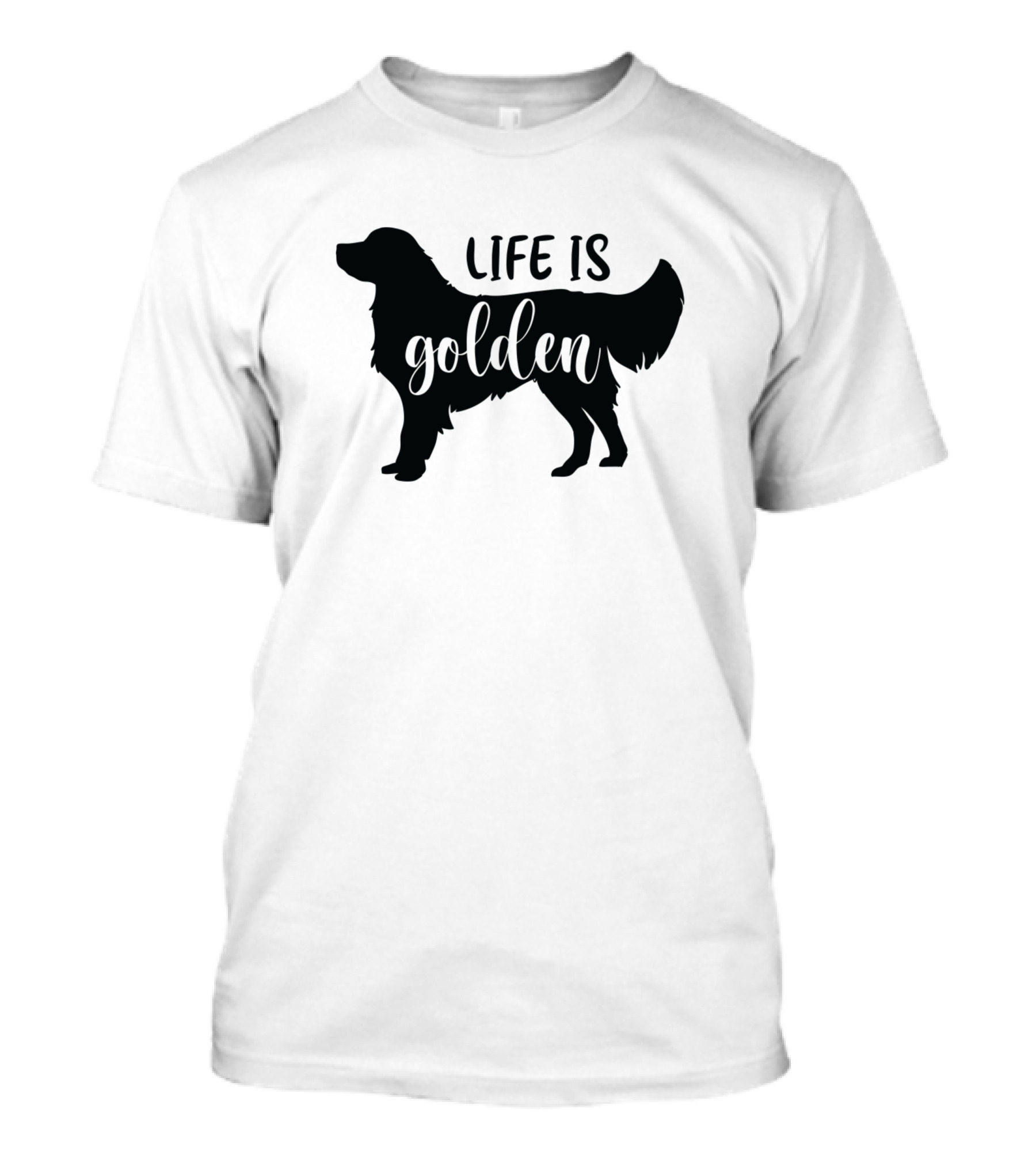Life Is Golden Golden Retriever Lover T-Shirt