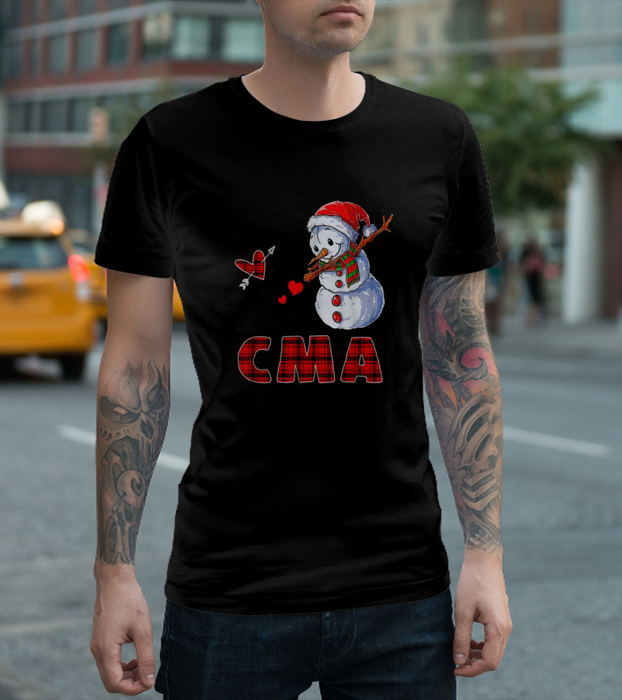 I Love Being A CMA Snowman Holiday Festive T-Shirt