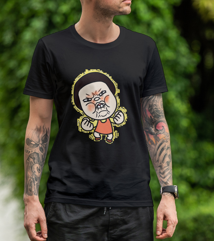 Komjie Angry Cartoon Character T-Shirt