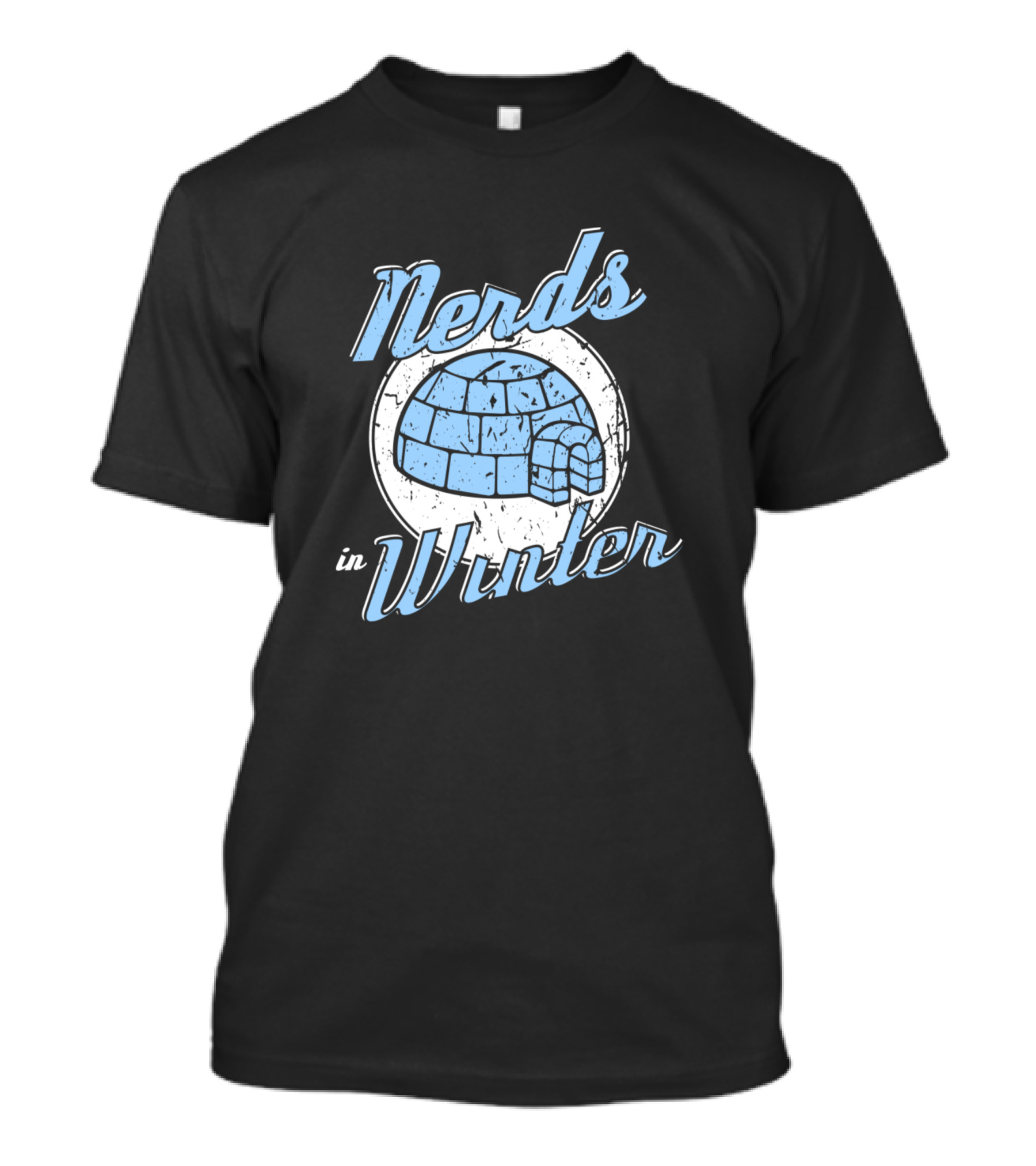 Nerds In Winter Igloo Snow T-Shirt