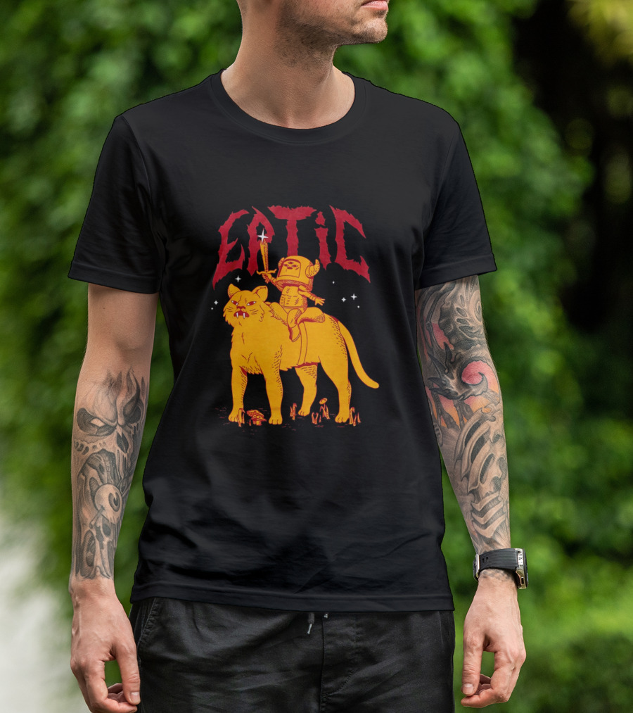 Eptic Snagglepuss Astronaut Tigress Adventure Winter Collection T-Shirt