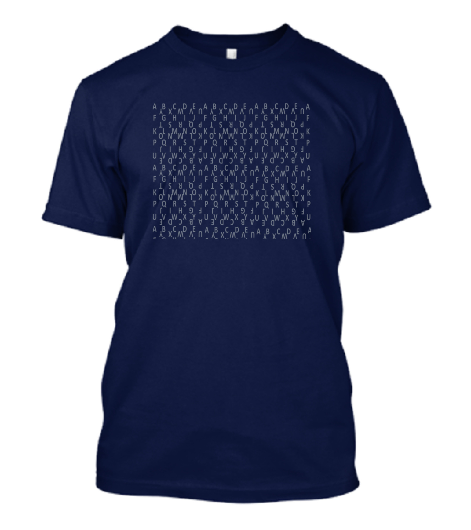 Alphabet Aesthetic Letter Grid T-Shirt
