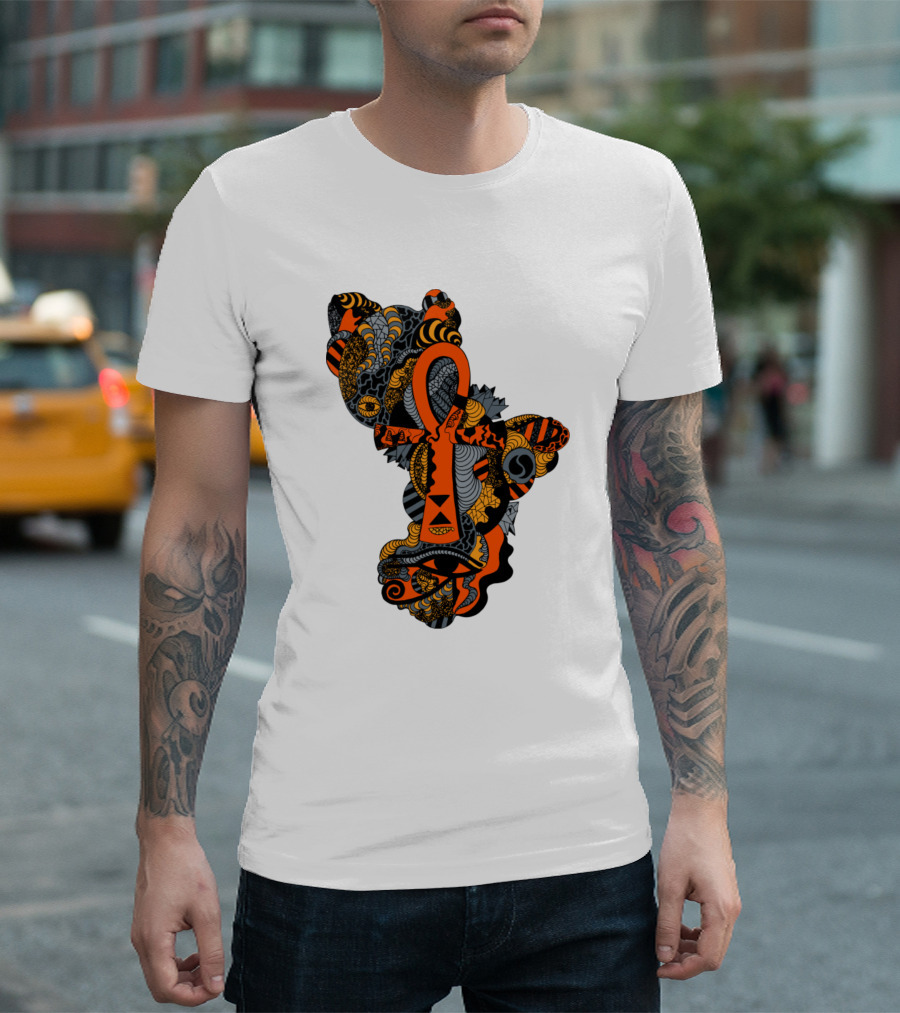 Orangrey Horus Ankh Intricate Symbolic T-Shirt