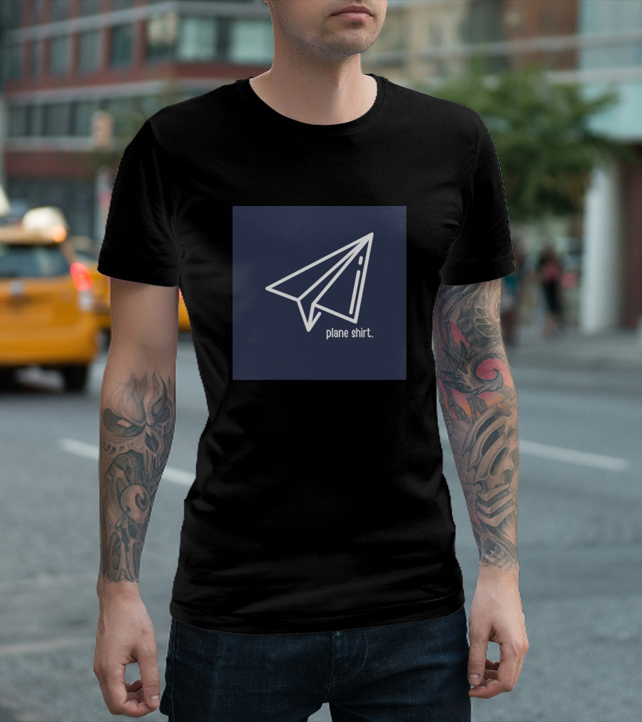 Plane Shirt Paper Plane Humor T-Shirt