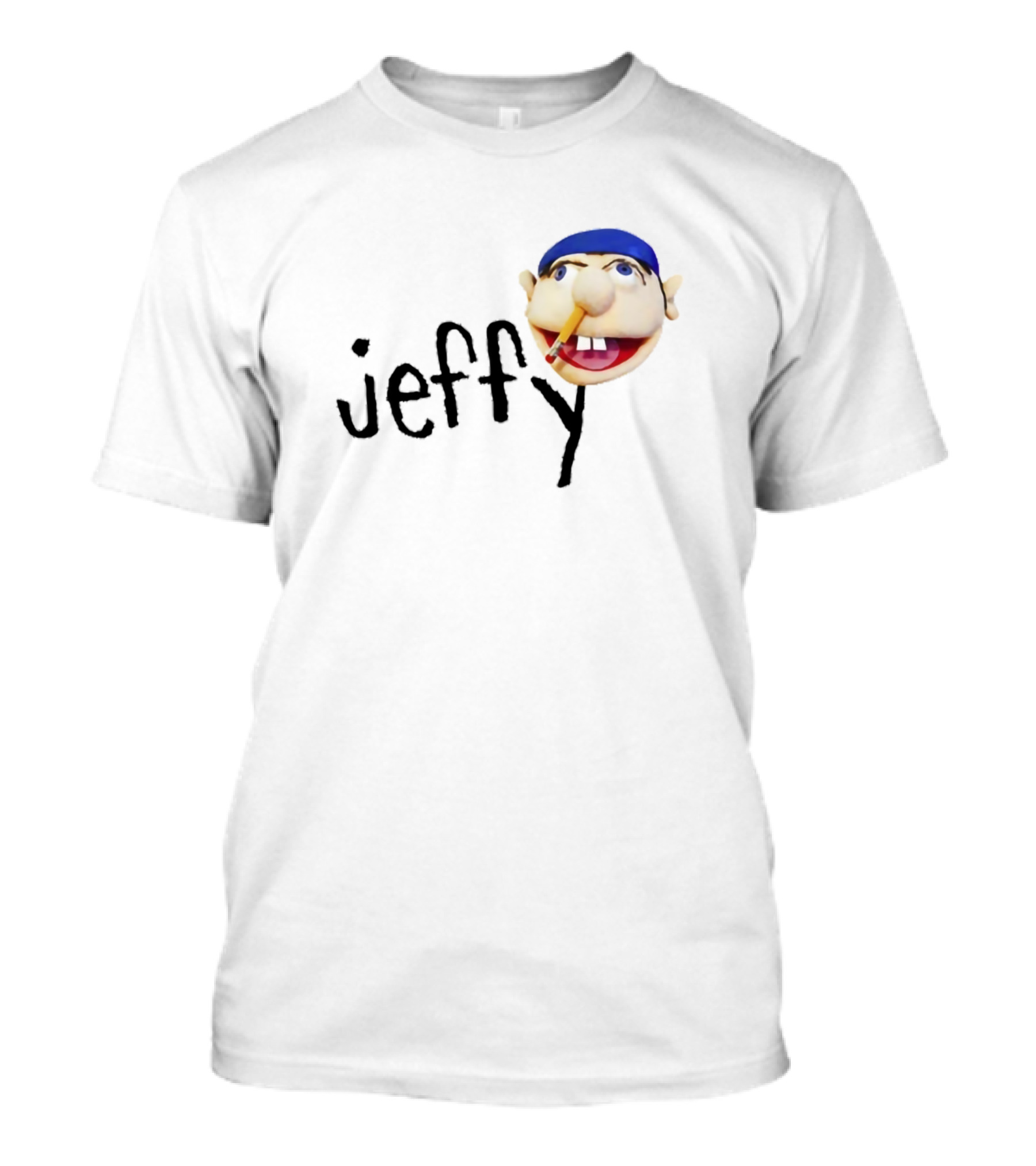 Jeffy Pencil Nose Character SML T-Shirt
