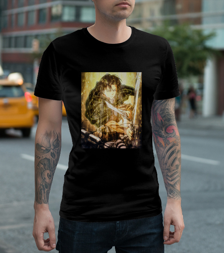 Attack On Titan Strongest Captain Levi Ackerman T-Shirt