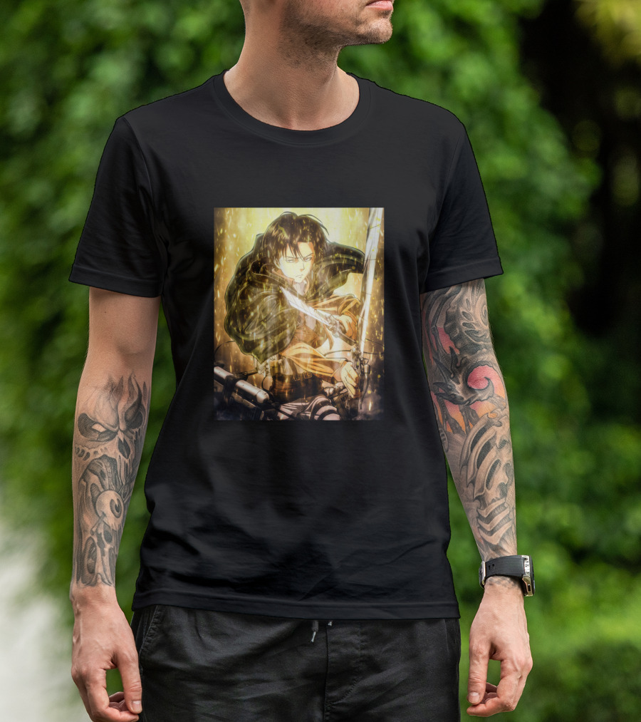 Attack On Titan Strongest Captain Levi Ackerman T-Shirt