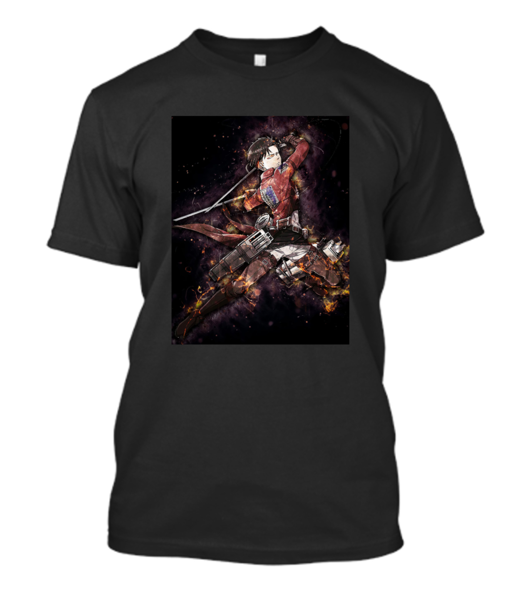 Strongest Titan Slayer Anime Hero With Sword And Gear T-Shirt