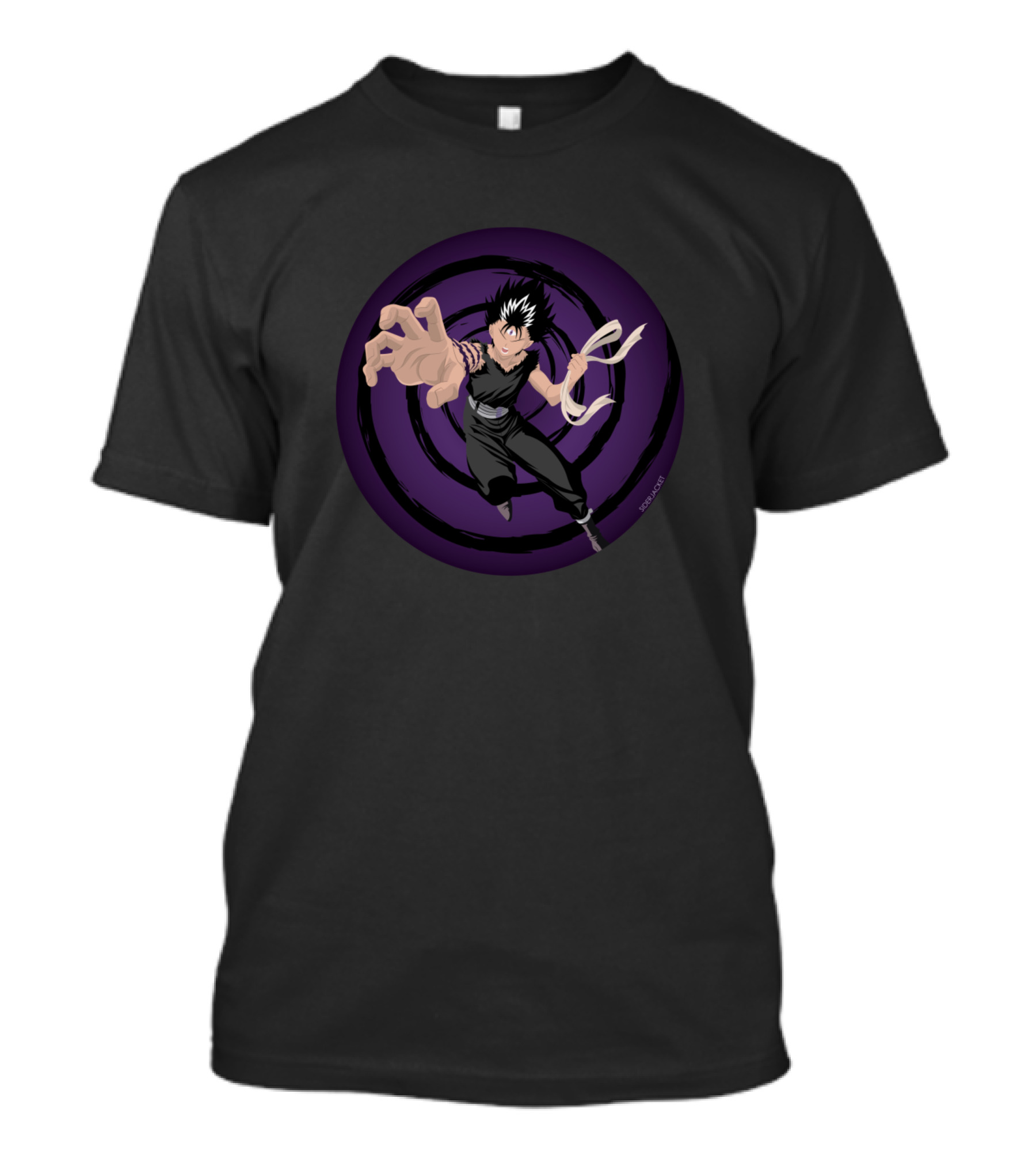 Yu Yu Hakusho The Speed Demon Yusuke Urameshi Energy Blast Circle T-Shirt