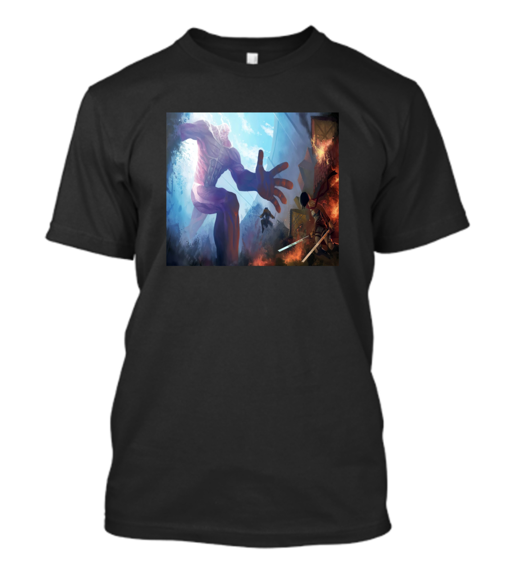 Attack On Titan Slayers Epic Battle Scene T-Shirt
