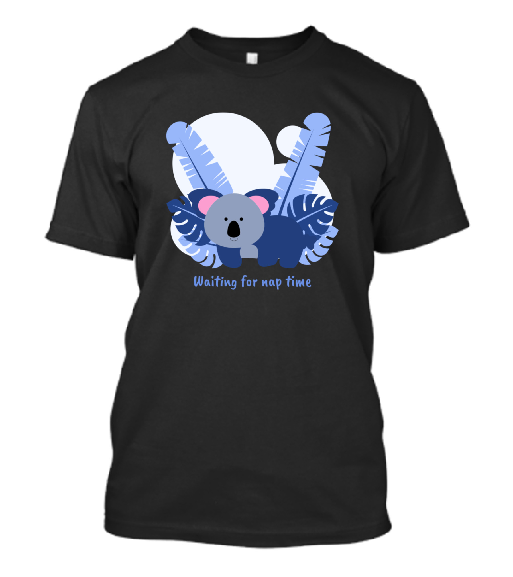 Waiting For Nap Time Featuring Baby Koala With Leaves T-Shirt