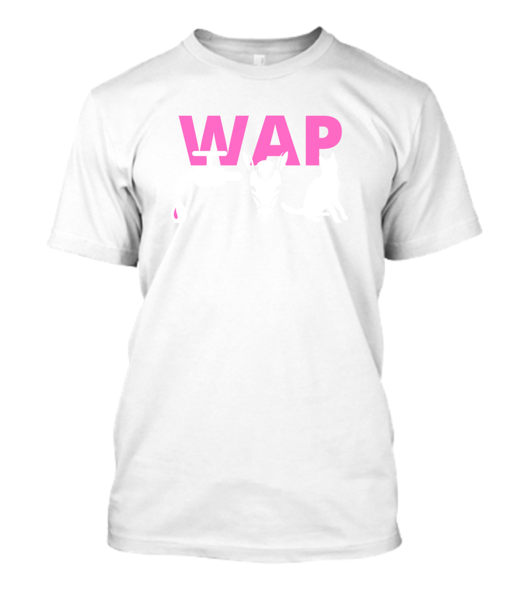 WAP Tap Donkey Cat Emoji T-Shirt
