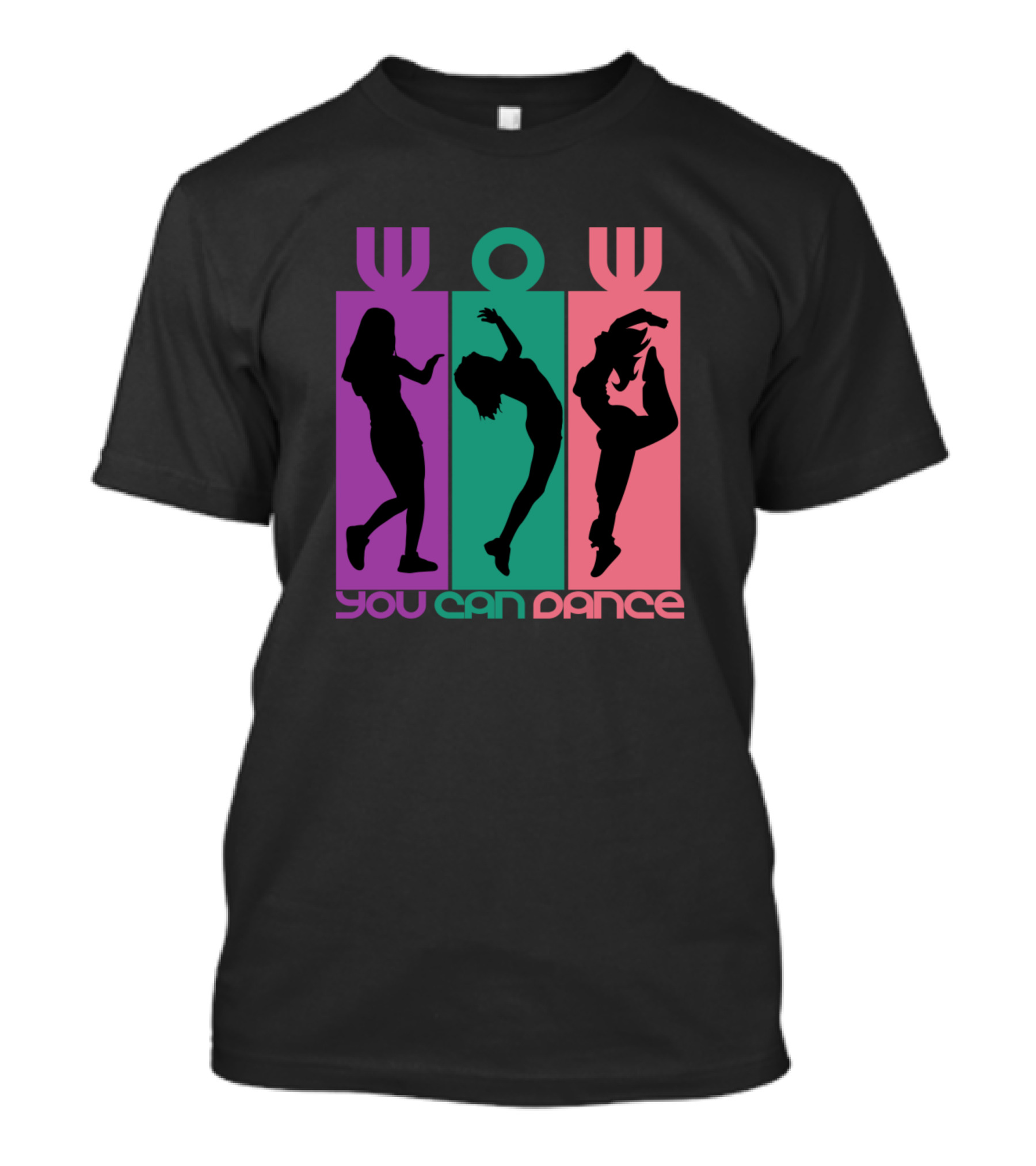 Wow You Can Dance Silhouette Trio T-Shirt