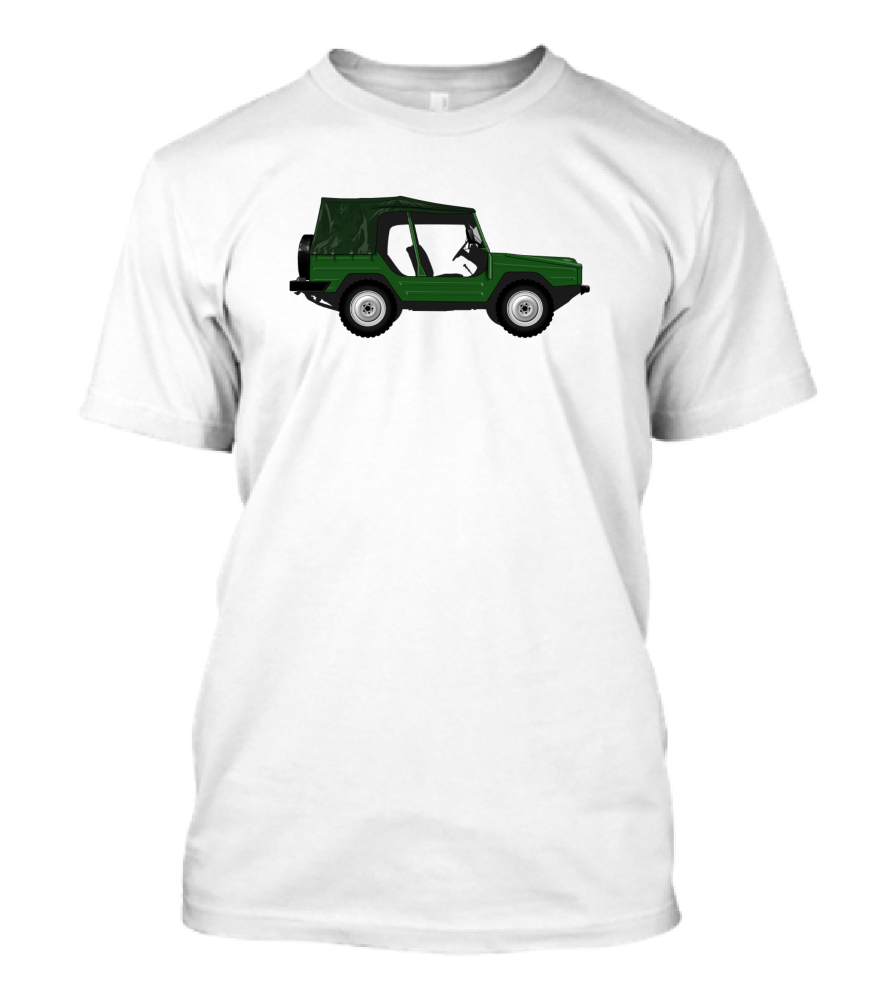 German Military 4X4 Iltis Bombardier Green Vehicle T-Shirt