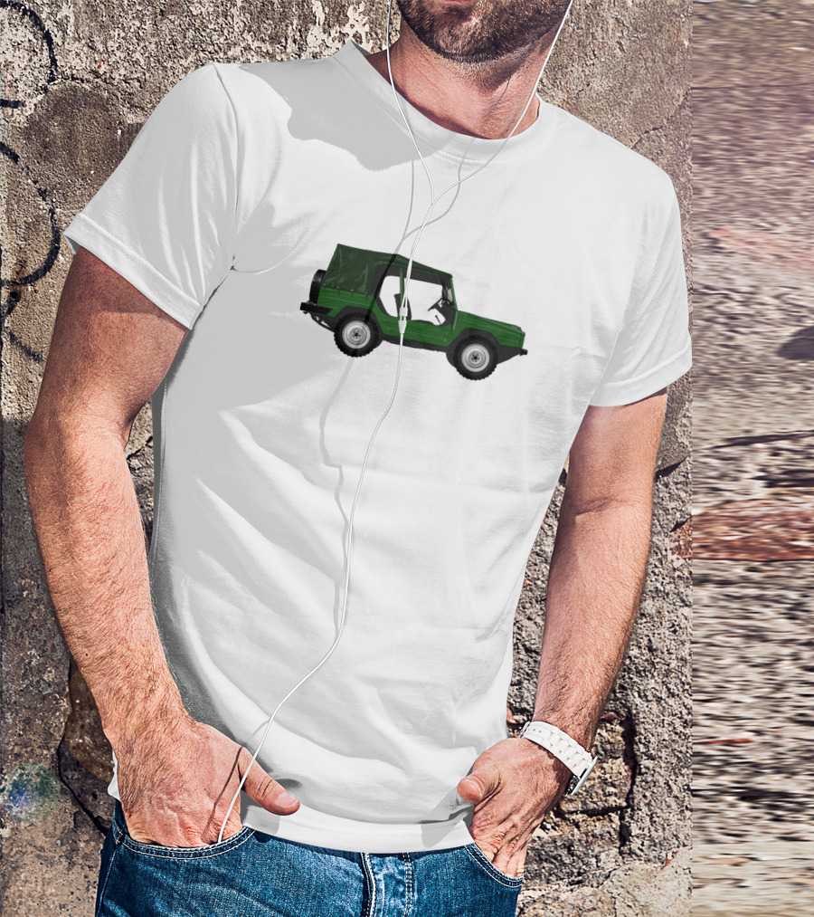 German Military 4X4 Iltis Bombardier Green Vehicle T-Shirt