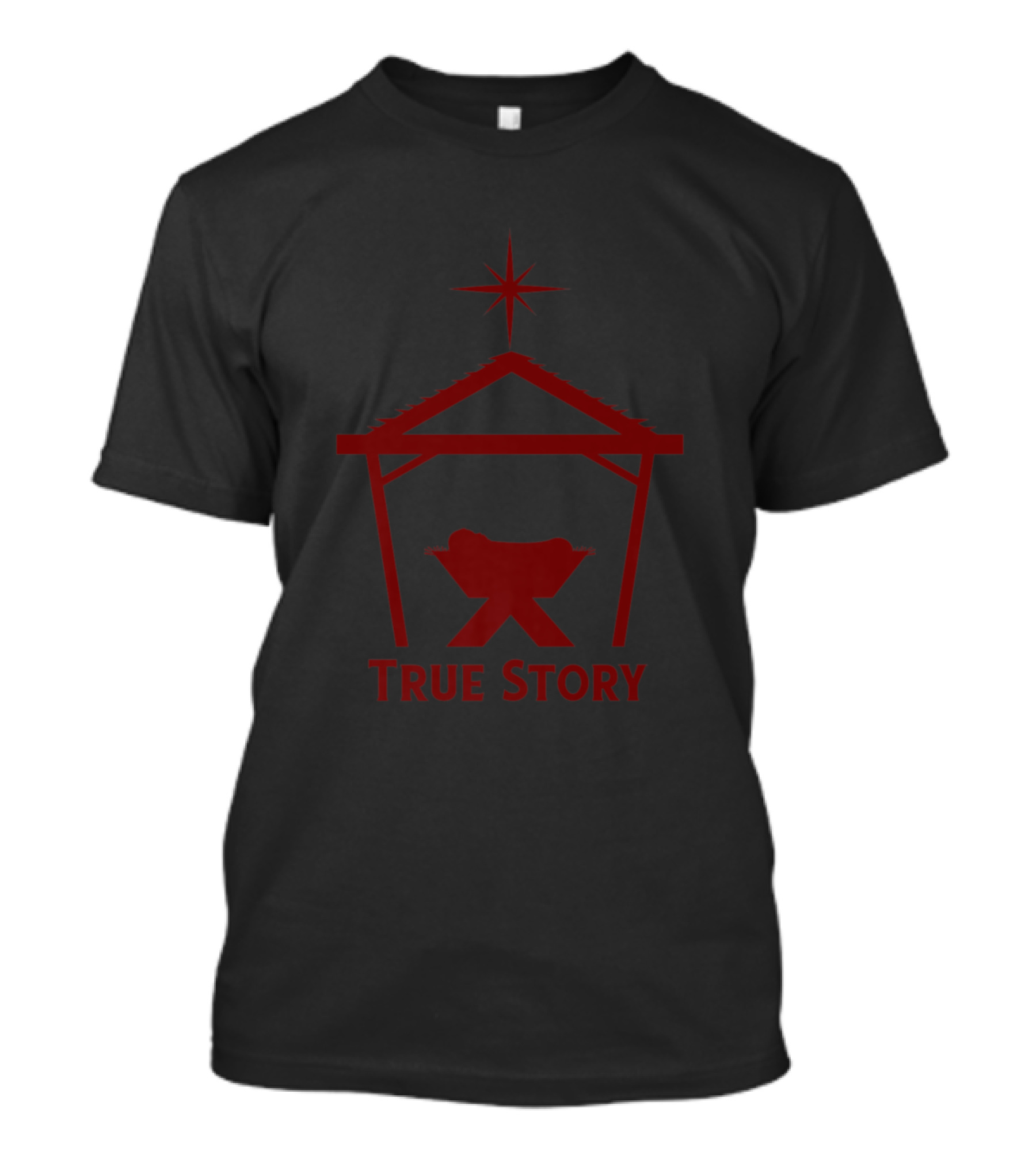 True Story Jesus In The Manger Nativity Scene T-Shirt