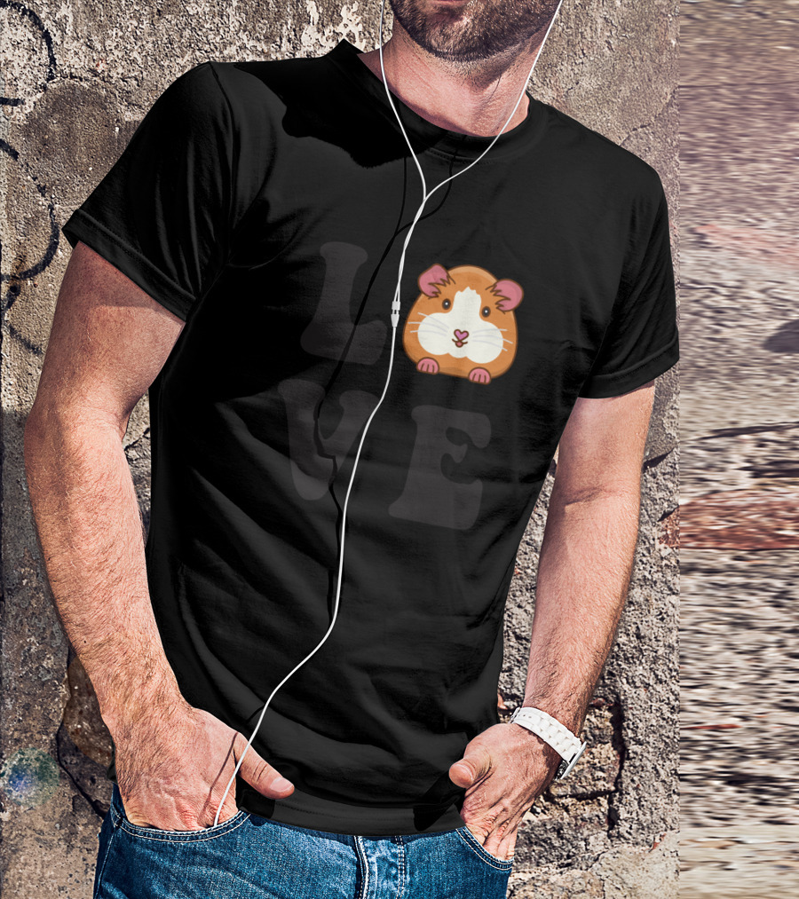 Love Guinea Pig Owner T-Shirt